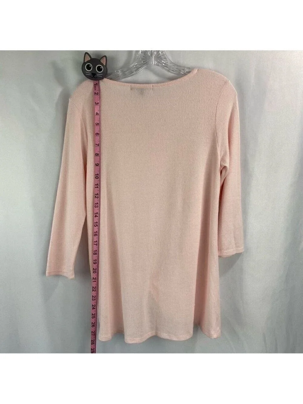 Gibsonlook Womens Soft Pastel Pink Top Long Sleeve XS Never Worn